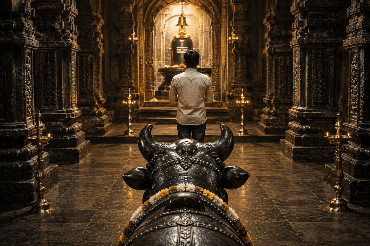 Why Should You Never Stand Between Nandi and Shivling?